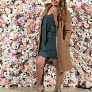 Cynthia Rowley Dark Teal Dress Size Small